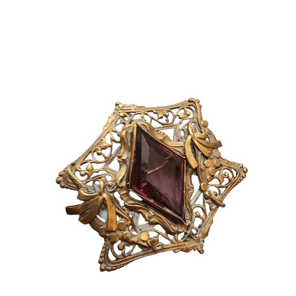 Antique Victorian Sash Brooch (A4927) - Picture 2 of 6